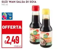 Pan Suzi Wan salsa di soia offerta