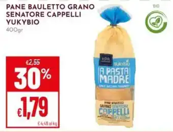 Pan Pane bauletto grano senatore cappelli yukybio offerta