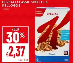 Pan Cereali Classic Special K Kellogg's offerta