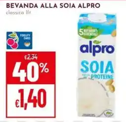 Pan Beyanda alla soia Alpro classica offerta