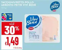 Pan Tacchino al forno Vivibene offerta