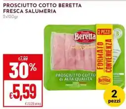 Pan Prosciutto cotto Beretta offerta
