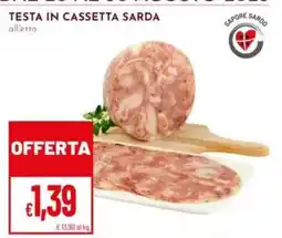 Pan Testa in cassetta sarda offerta