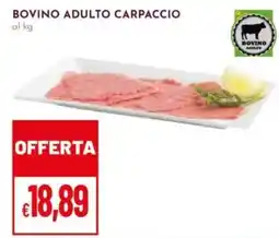 Pan Bovino adulto carpaccio offerta
