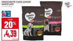 Pan Crocchette cane junior Amico Mio offerta