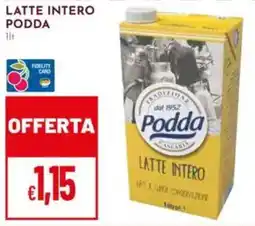 Pan Latte intero Podda offerta