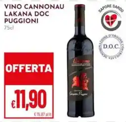 Pan Vino Cannonau Lakana Doc Puggioni offerta