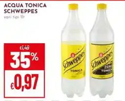 Pan Acqua tonica Schweppes offerta