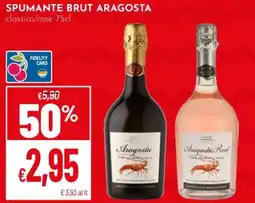 Pan Spumante brut aragosta offerta