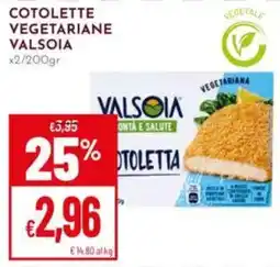 Pan Cotolette vegetariane Valsoia offerta