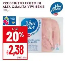 Pan Prosciutto cotto di alta qualità Vivibene offerta