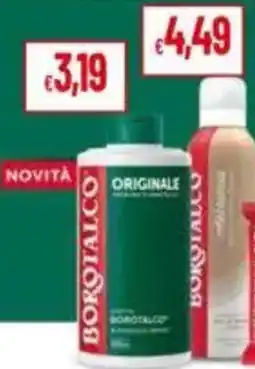 Pan Borotalco Originale offerta