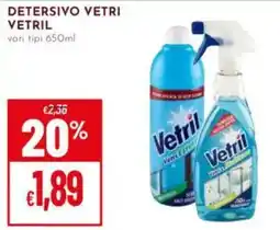 Pan Detersivo vetri Vetril offerta