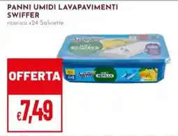 Pan Panni umidi lavapavimenti Swiffer offerta