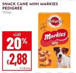 Pan Snack cane mini markies pedigree offerta