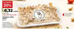 In Coop Vongole lupini cotte offerta
