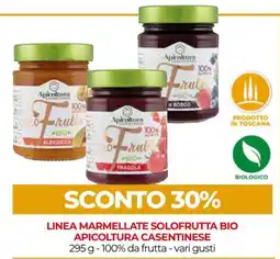 In Coop Marmellate solo frutta bio Apicoltura casentinese offerta