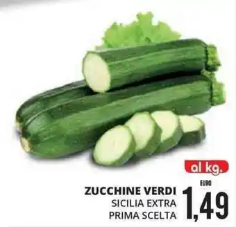 Zucchine verdi Sicilia extra prima scelta
