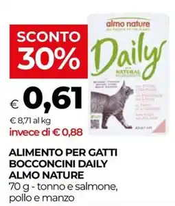 In Coop Bocconcini Daily Almo Nature offerta