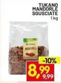 Centro Commerciale Discount Tukano mandorle sgusciate offerta