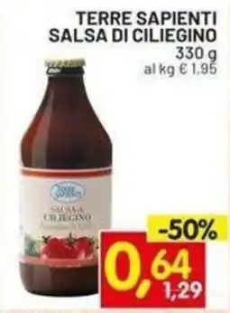 Centro Commerciale Discount Terre Sapienti salsa di ciliegino offerta
