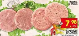 Centro Commerciale Discount Hamburger di tacchino offerta