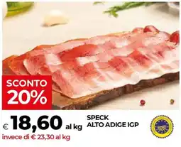In Coop Speck Alto Adige IGP offerta