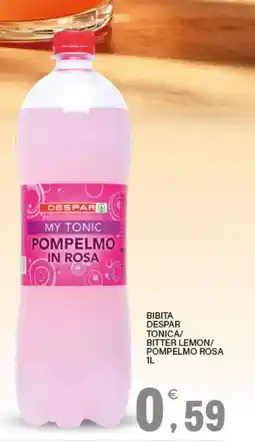 Interspar Bibita despar tonica/ bitter lemon/ pompelmo rosa offerta