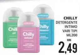 Mazzeo Giocattoli Chilly detergente intimo offerta