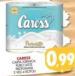 Mazzeo Giocattoli Caress carta igienica puro latte profumata offerta