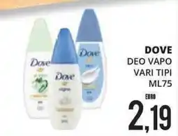 Mazzeo Giocattoli Dove deo vapo vari tipi offerta