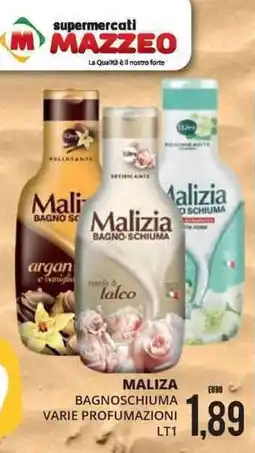 Mazzeo Giocattoli Malizia Bagnoschiuma offerta