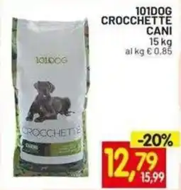 Centro Commerciale Discount 101DOG Crocchette Cani offerta