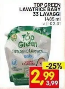Centro Commerciale Discount Top Green lavatrice baby offerta