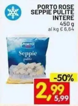 Centro Commerciale Discount Porto seppie pulite offerta