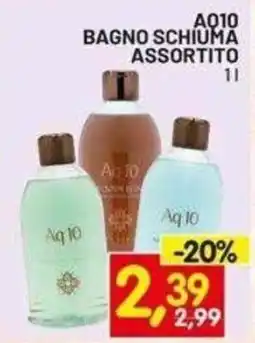 Centro Commerciale Discount Bagno schiuma assortito Aq10 offerta