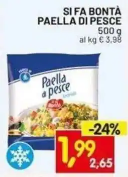 Centro Commerciale Discount Paella di pesce offerta