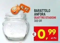 Centro Commerciale Discount Barattolo anfora quattro stagioni offerta