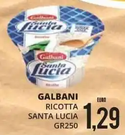 Mazzeo Giocattoli Galbani ricotta Santa Lucia offerta