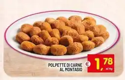 Centro Commerciale Discount Polpette di carne al montasio offerta