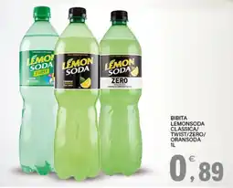 Interspar Bibita lemonsoda classica/ twist/ zero/ oransoda offerta