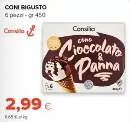 Tigre Amico Consilia cono Cioccolato & Panna offerta
