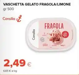 Tigre Amico Consilia gelato fragola offerta