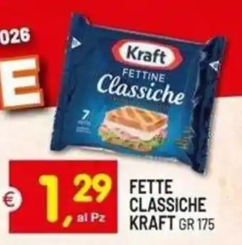 Centro Commerciale Discount Fette classiche Kraft offerta