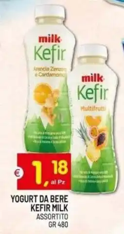 Centro Commerciale Discount Yogurt da bere Kefir Milk assortito offerta