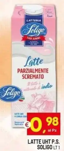 Centro Commerciale Discount Latte UHT P.S. Soligo offerta