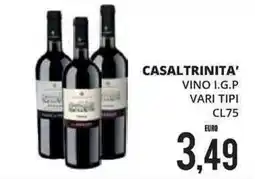 Mazzeo Giocattoli Casaltrinita' vino I.G.P. vari tipi offerta