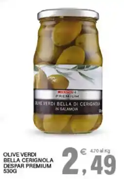 Interspar Olive verdi bella cerignola despar premium offerta