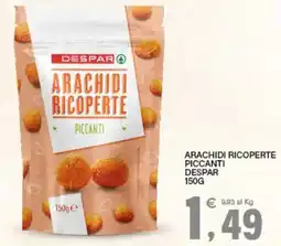 Interspar Arachidi ricoperte piccanti Despar offerta