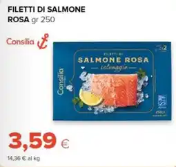 Tigre Amico Filetti di salmone rosa Consilia offerta